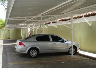 Toldo de cobertura para garagem