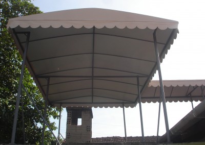 Toldo colonial de passarela