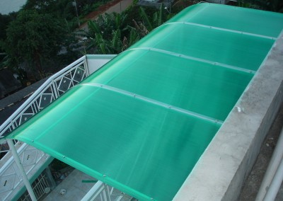 Toldo de acrílico